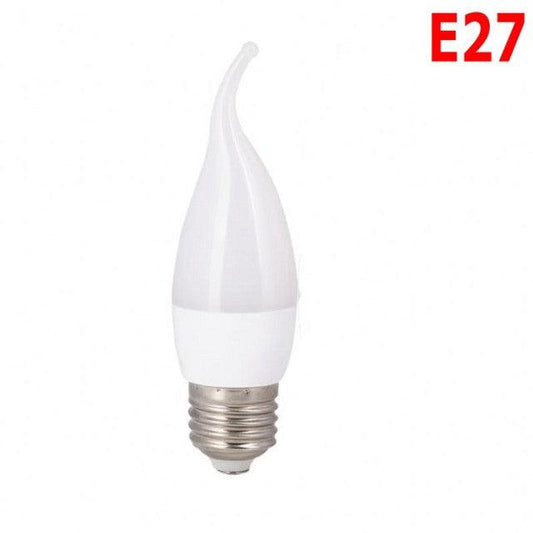 10Pcs Led Candle Bulb E14 5W 7W 9W AC220V Save Energy spotlight Warm/cool white chandlier crystal Lamp Ampoule Bombillas Home - Encouraging The Truth Organization