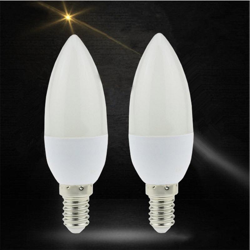 10X Led Candle Bulb E14 5W 7W 9W 220V Save Energy spotlight Warm/cool white chandlier crystal Lamp Ampoule Bombillas Home Light - Encouraging The Truth Organization