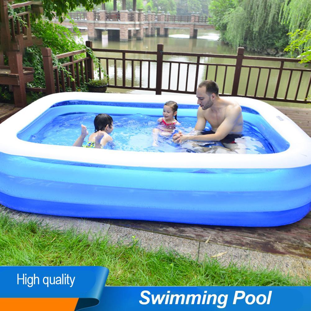 110cm Kids Thicken Inflatable Swimming Pool Bathing Tub Outdoor Indoor Swimming Pool Nflatable Bathtub Home Use For Kids Child - Encouraging The Truth Organization