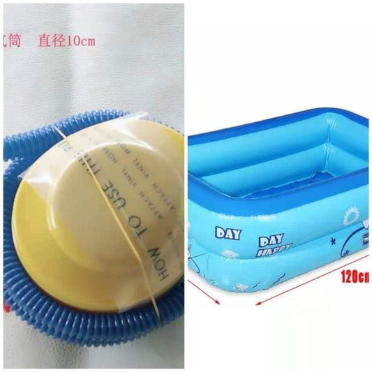120cm 2/3layers Inflatable Square Swimming Pool Children Inflatable Pool Bathing Tub Baby Kid Home Outdoor Large Swimming Pool - Encouraging The Truth Organization