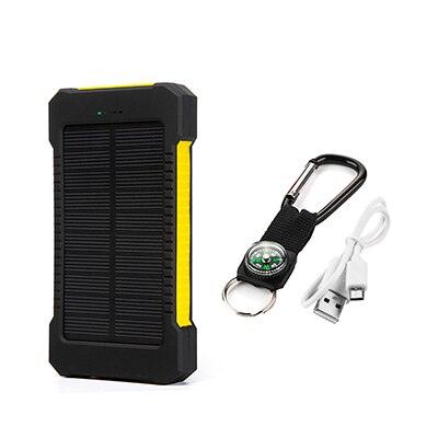 20000mah Solar Power Bank Waterproof With LED Flashlight For XIAOMI Dual USB External Battery Charger Mobile Phone Accessories - Encouraging The Truth Organization