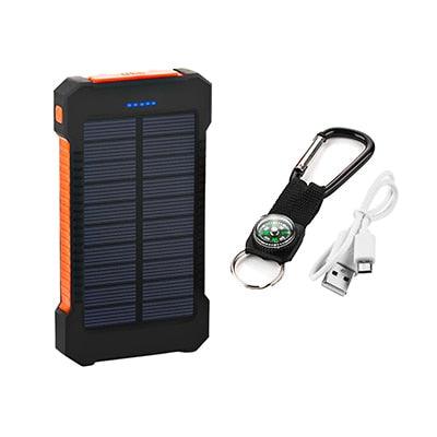 20000mah Solar Power Bank Waterproof With LED Flashlight For XIAOMI Dual USB External Battery Charger Mobile Phone Accessories - Encouraging The Truth Organization