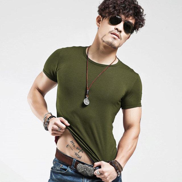 2022 Brand New Men T Shirt Tops V neck Short Sleeve Tees Men's Fashion Fitness Hot T-shirt For Male Free Shipping Size 5XL - Encouraging The Truth Organization