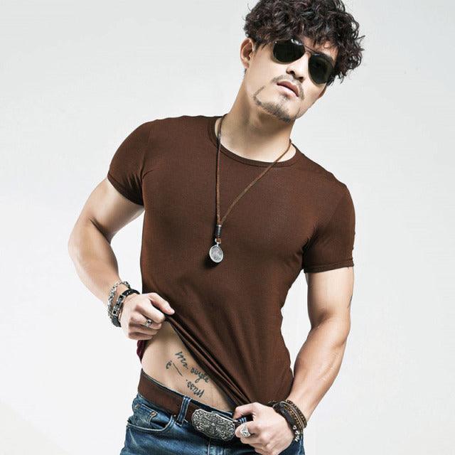 2022 Brand New Men T Shirt Tops V neck Short Sleeve Tees Men's Fashion Fitness Hot T-shirt For Male Free Shipping Size 5XL - Encouraging The Truth Organization