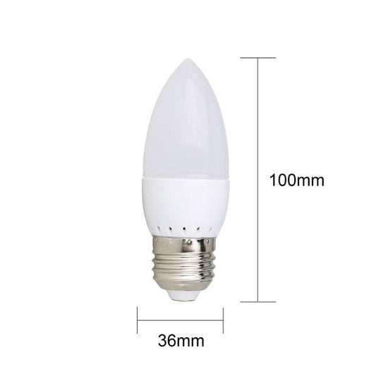 3W LED Candle Bulb Light E14 E27 E12 B22 B15 110V 220V Chandelier Lamp Ampoule Bombillas Home Lights Replace 20W Halogen Lamps - Encouraging The Truth Organization