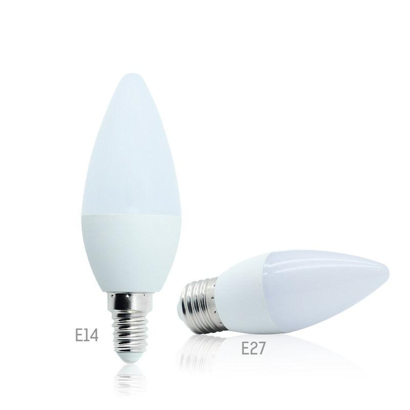 5W 7W Led Candle Lamp E14 E27 220V Energy Save spotlight Warm / cool white chandlier crystal Lamp Ampoule Bombillas Home Lig - Encouraging The Truth Organization