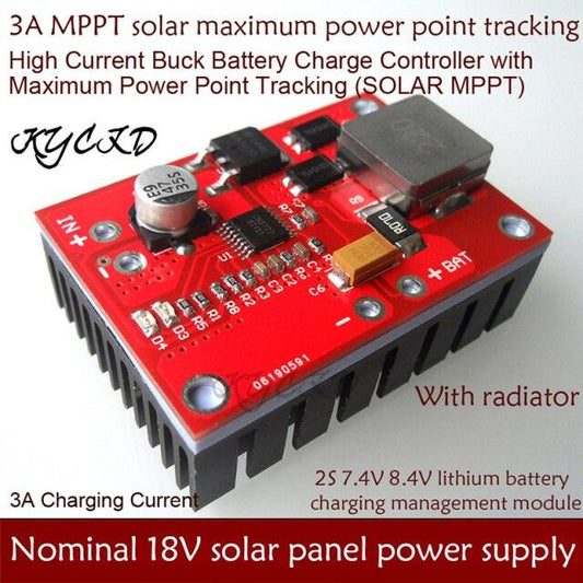 7.4V 8.4V Lithium Li-ion 2S Lithium Li-ion Battery Charge Control Module Charging CN3722 3A 12V 18V MPPT Solar Panel Controller - Encouraging The Truth Organization