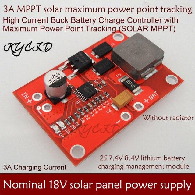 7.4V 8.4V Lithium Li-ion 2S Lithium Li-ion Battery Charge Control Module Charging CN3722 3A 12V 18V MPPT Solar Panel Controller - Encouraging The Truth Organization