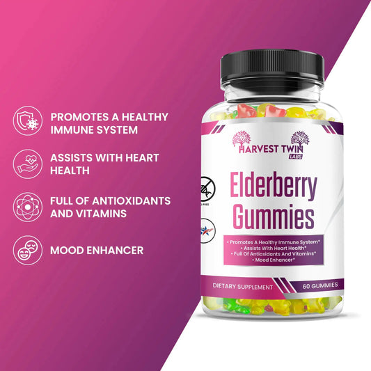 Elderberry Gummies - Immune & Heart Health Support