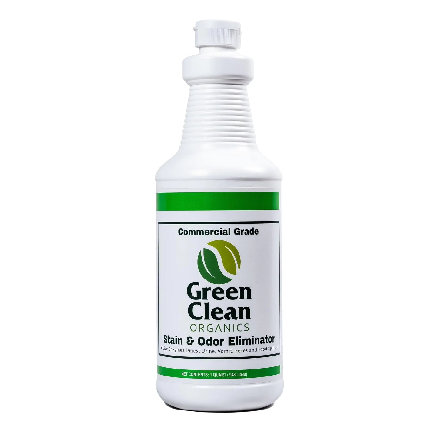 Green Clean Organics Stain & Odor Eliminator For Strong Odor - Enzyme Cleaner and Urine Remover - Multi Purpose - Laundry Deodorizer and Spotter- Organic Waste Remover for All Surface