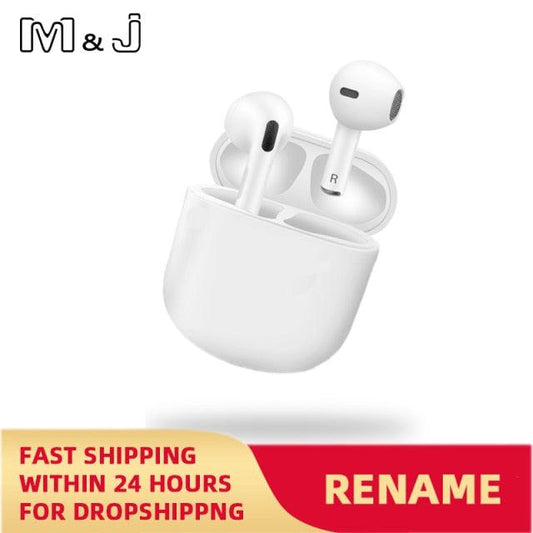 Air Pro 4 TWS Wireless Earphones Rename Bluetooth 5.0 Mini Earbuds with Charging Case Sports Handsfree Headset for Smart Phones - Encouraging The Truth Organization