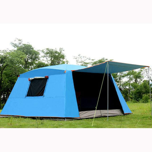 Alltel Ultralarge 5-8 Person Double Layer 365*365*210CM Party Tent Large Gazebo Sun Shelter With Mosquito Net Camping Tent - Encouraging The Truth Organization