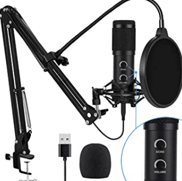 Condenser Microphone; 2021 Upgraded USB - Encouraging The Truth Organization