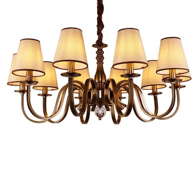 Dynasty Antique Brass Project Chandelier Country Art Decorative Iron Wall Lights Opera Cinema Restaurant Hotel Airport Villa - Encouraging The Truth Organization