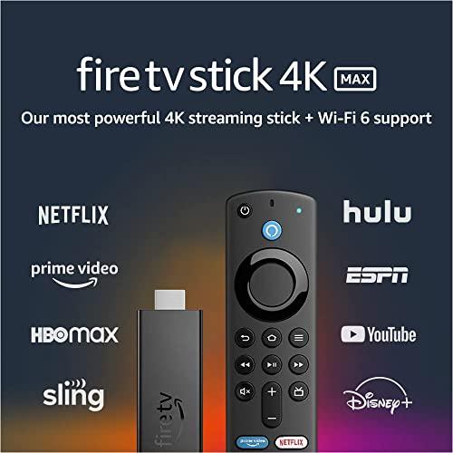 Fire TV Stick 4K Max streaming device, Wi-Fi 6, Alexa Voice Remote (includes TV controls) - Encouraging The Truth Organization