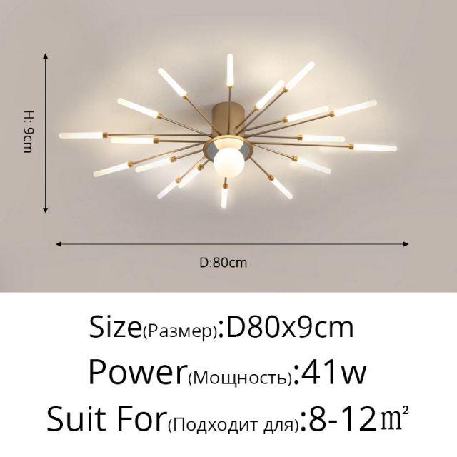 Firework Shaped New Modern LED Chandeliers Lights For Dining Living Room Bedroom Apartment Villa Home Decoration Indoor Lighting - Encouraging The Truth Organization