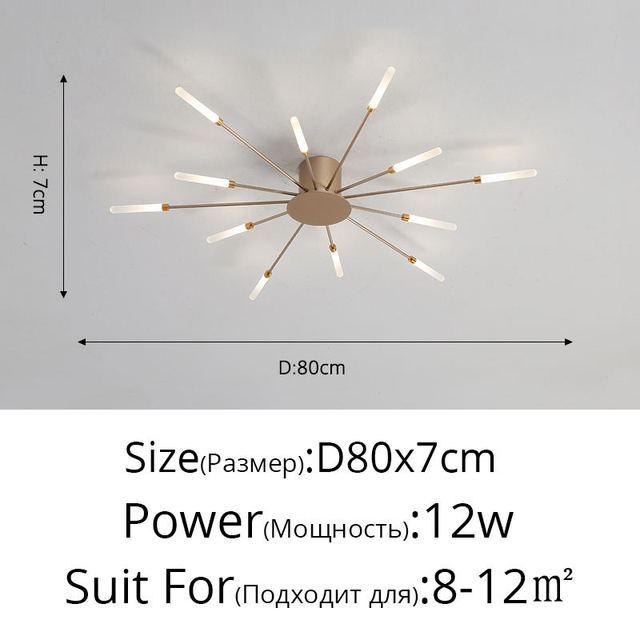 Firework Shaped New Modern LED Chandeliers Lights For Dining Living Room Bedroom Apartment Villa Home Decoration Indoor Lighting - Encouraging The Truth Organization