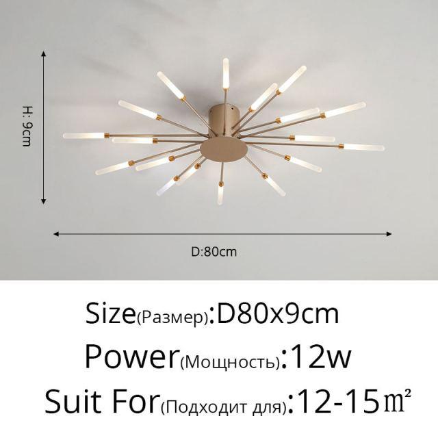 Firework Shaped New Modern LED Chandeliers Lights For Dining Living Room Bedroom Apartment Villa Home Decoration Indoor Lighting - Encouraging The Truth Organization