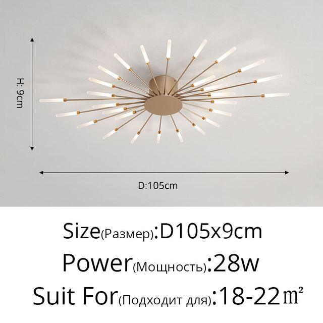 Firework Shaped New Modern LED Chandeliers Lights For Dining Living Room Bedroom Apartment Villa Home Decoration Indoor Lighting - Encouraging The Truth Organization
