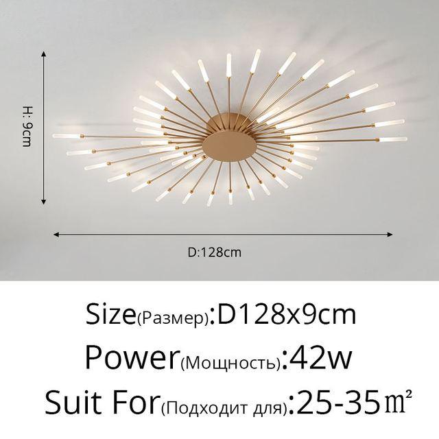 Firework Shaped New Modern LED Chandeliers Lights For Dining Living Room Bedroom Apartment Villa Home Decoration Indoor Lighting - Encouraging The Truth Organization