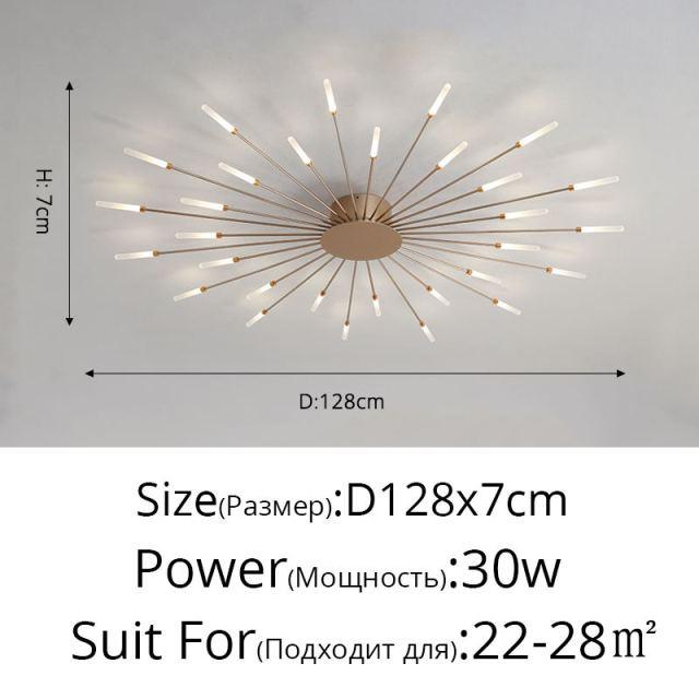 Firework Shaped New Modern LED Chandeliers Lights For Dining Living Room Bedroom Apartment Villa Home Decoration Indoor Lighting - Encouraging The Truth Organization