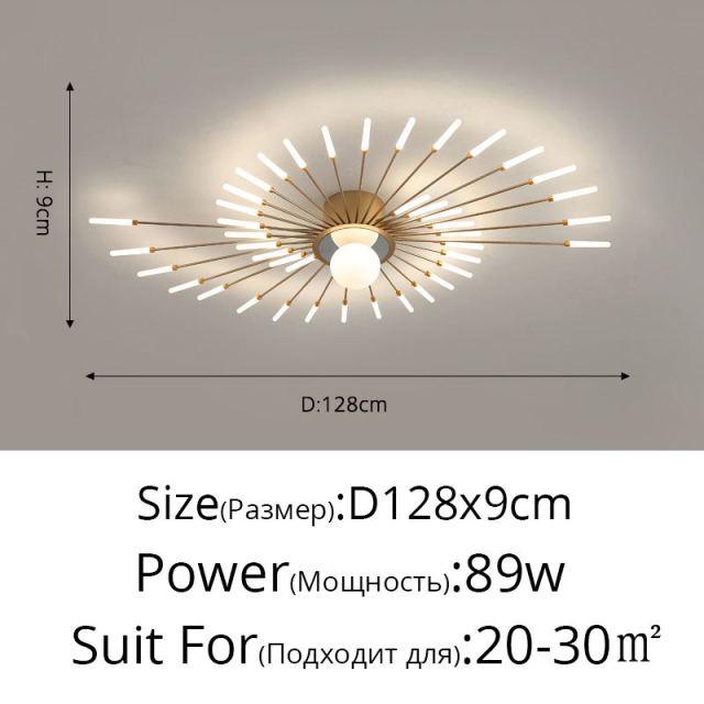 Firework Shaped New Modern LED Chandeliers Lights For Dining Living Room Bedroom Apartment Villa Home Decoration Indoor Lighting - Encouraging The Truth Organization