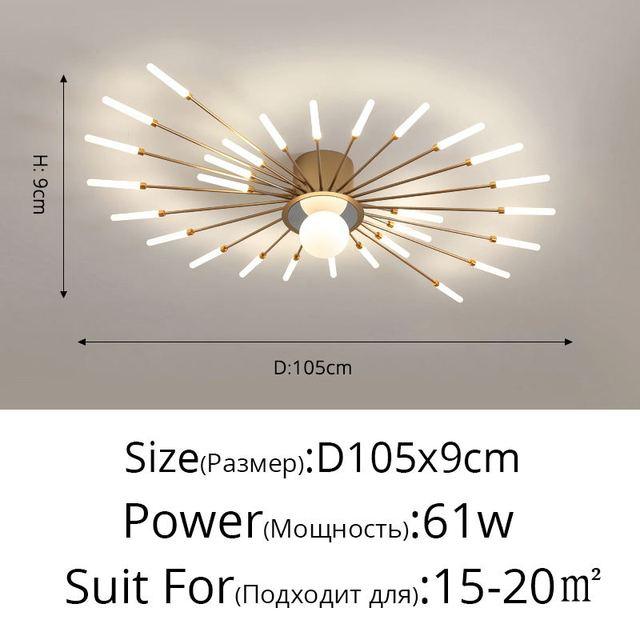 Firework Shaped New Modern LED Chandeliers Lights For Dining Living Room Bedroom Apartment Villa Home Decoration Indoor Lighting - Encouraging The Truth Organization