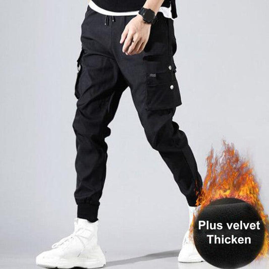 Hot!Autumn Men Pants Hip Hop Harem Joggers Pants 2021New Male Trousers Mens Solid Multi-pocket Cargo Pants Skinny Fit Sweatpants - Encouraging The Truth Organization
