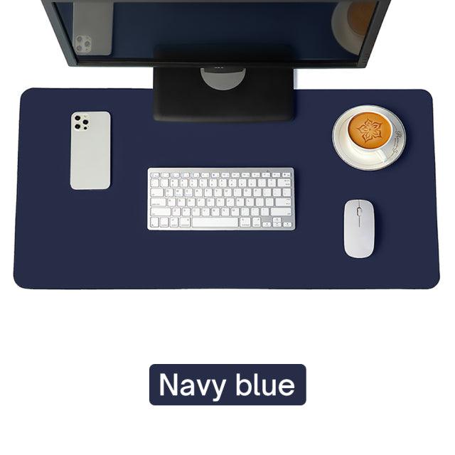 Large Size Office Desk Protector Mat PU Leather Waterproof Mouse Pad Desktop Keyboard Desk Pad Gaming Mousepad PC Accessories - Encouraging The Truth Organization