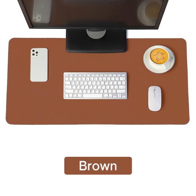 Large Size Office Desk Protector Mat PU Leather Waterproof Mouse Pad Desktop Keyboard Desk Pad Gaming Mousepad PC Accessories - Encouraging The Truth Organization