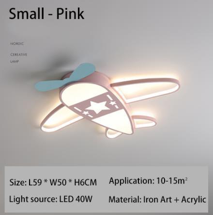 Modern LED Airplane Ceiling Light with Remote Dimmable Aircraft Chandlier Pink Lighting for Kids Boys Bedroom Children's Room - Encouraging The Truth Organization