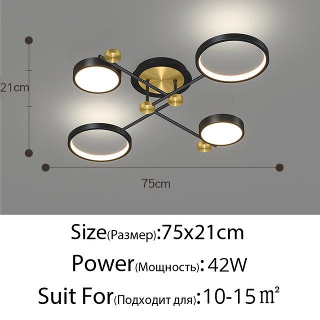 Modern LED Chandelier Lighting For Living Room Bedroom New Lamp Gold Frame Aluminum Dropshipping Indoor Fixture Light Lustres - Encouraging The Truth Organization