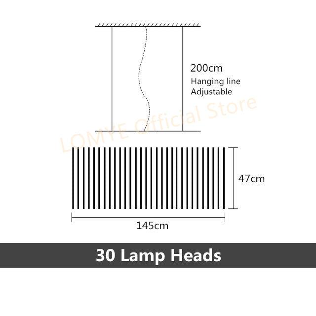 Modern LED Chandelier lighting living room Novelty Art Pendant Lamps office fixtures Nordic Dining room Bar Hanging Lights - Encouraging The Truth Organization
