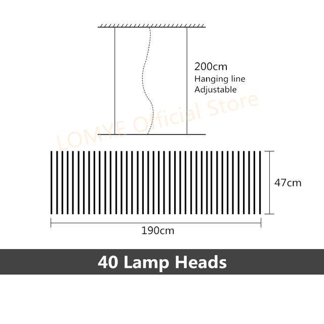 Modern LED Chandelier lighting living room Novelty Art Pendant Lamps office fixtures Nordic Dining room Bar Hanging Lights - Encouraging The Truth Organization