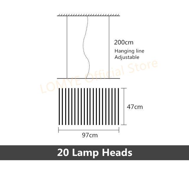 Modern LED Chandelier lighting living room Novelty Art Pendant Lamps office fixtures Nordic Dining room Bar Hanging Lights - Encouraging The Truth Organization