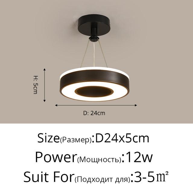Modern LED Chandeliers Lamps For Living Room Bedroom Corridor Indoor Ring Lighting Lights Ceiling Mount Luminaire Lustre Modern - Encouraging The Truth Organization