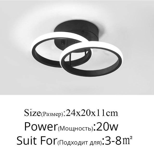 Modern LED Chandeliers Lamps For Living Room Bedroom Corridor Indoor Ring Lighting Lights Ceiling Mount Luminaire Lustre Modern - Encouraging The Truth Organization