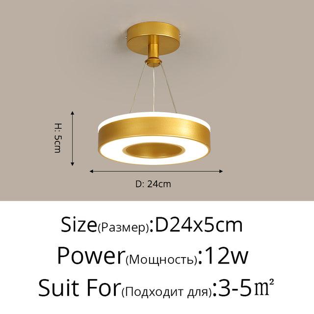 Modern LED Chandeliers Lamps For Living Room Bedroom Corridor Indoor Ring Lighting Lights Ceiling Mount Luminaire Lustre Modern - Encouraging The Truth Organization