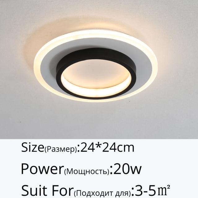 Modern LED Chandeliers Lamps For Living Room Bedroom Corridor Indoor Ring Lighting Lights Ceiling Mount Luminaire Lustre Modern - Encouraging The Truth Organization