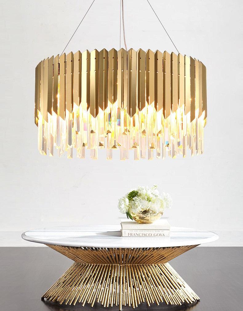 Northern Europe Post modern Living room Wind chimes prototype room Crystal Chandlier American Large Living Room Dining Lighting - Encouraging The Truth Organization