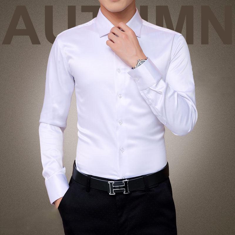 Plus Size 5XL 2022 New Men's Luxury Shirts Wedding Dress Long Sleeve Shirt Silk Tuxedo Shirt Men Mercerized Cotton Shirt - Encouraging The Truth Organization