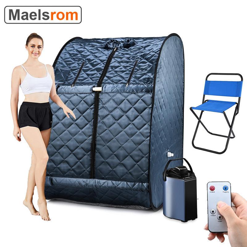 Portable Steam Sauna Foldable Lightweight Steam Saunas for Home Spa 3L 800W Steam Generator with Protection Bag & Chair - Encouraging The Truth Organization