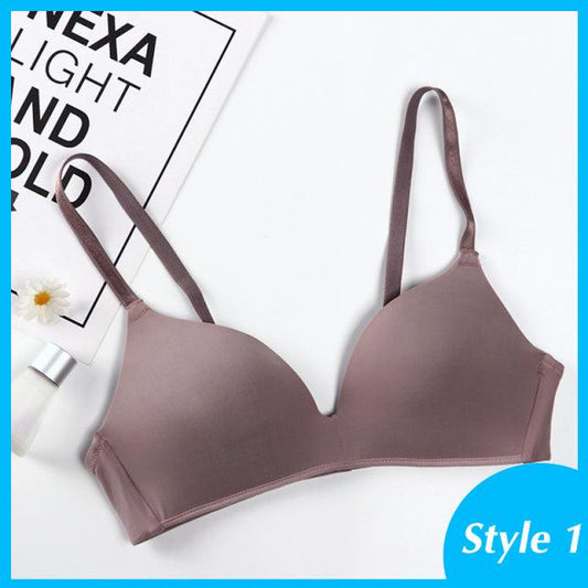 Seamless Bras for Women Push Up Bras No Wire Brassiere A B Cup Underwear Sexy Bralette Three Quarters(3/4 Cup) Lingerie - Encouraging The Truth Organization