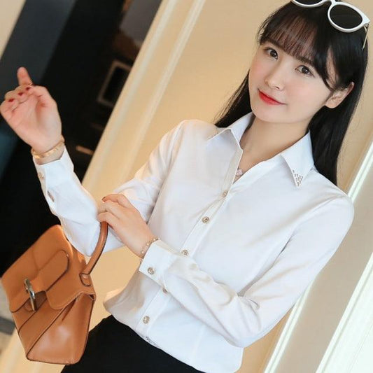 Women Tops And Blouses Office Lady Blouse Slim Shirts Women Blouses Plus Size Tops Casual Shirt Female Blusas - Encouraging The Truth Organization