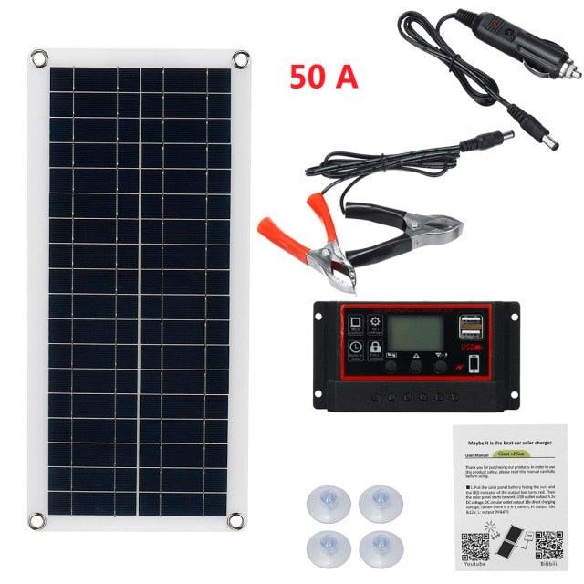 1000W Solar Panel 12V Solar Cell 10A-100A Controller Solar Panel for Phone RV Car MP3 PAD Charger Outdoor Battery Supply - Encouraging The Truth Organization