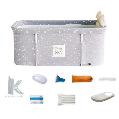 120 X 55 X 50 cm Bathtub Set Portable Folding Tub Bucket Kit For Adult Family PVC Beauty Spa Bathtub Baby Bath Tub Bath Bucket - Encouraging The Truth Organization