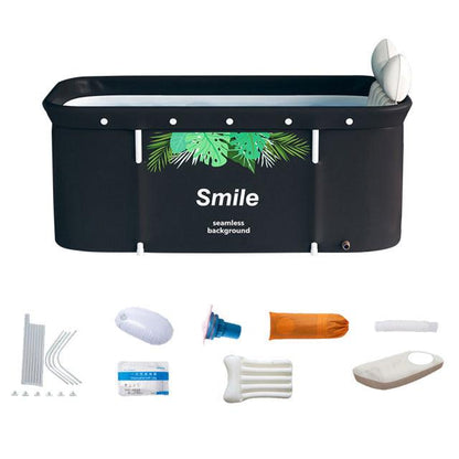 120 X 55 X 50 cm Bathtub Set Portable Folding Tub Bucket Kit For Adult Family PVC Beauty Spa Bathtub Baby Bath Tub Bath Bucket - Encouraging The Truth Organization