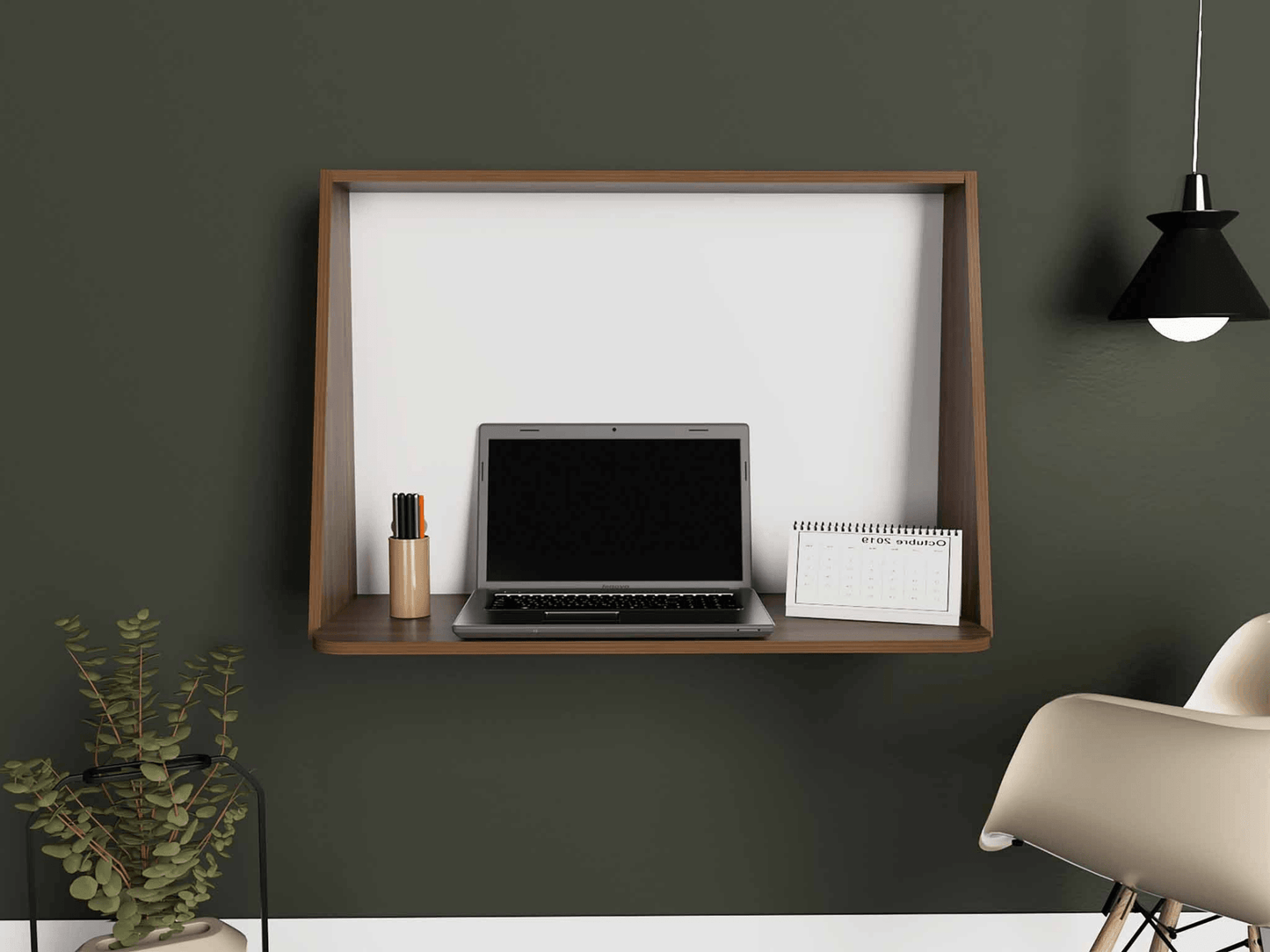 Vasco Wall Desk, Desktop Shelf - Encouraging The Truth Organization