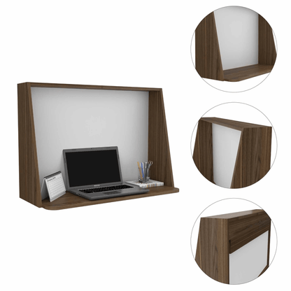Vasco Wall Desk, Desktop Shelf - Encouraging The Truth Organization