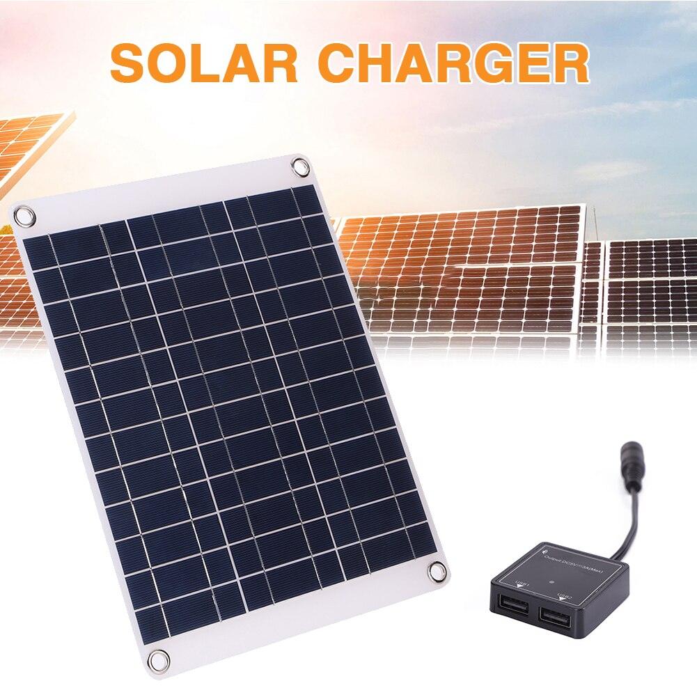 15W Solar Panel Cell Replacement Polycrystalline 12V 5V 1000mA Mobile Phone Car Chargers for Outdoor Camping - Encouraging The Truth Organization